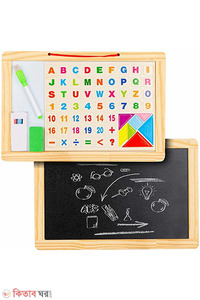 Wooden Magnetic Board Alphabet Number (large)