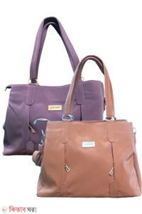 Solid Color Tote Handbag With 3 Chambers for Women Bags