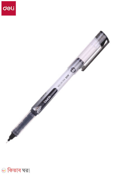 Deli Roller Pen V touch Black (12 Pcs) Box - EQ20120 (Deli Roller Pen V touch Black (12 Pcs) Box - EQ20120)