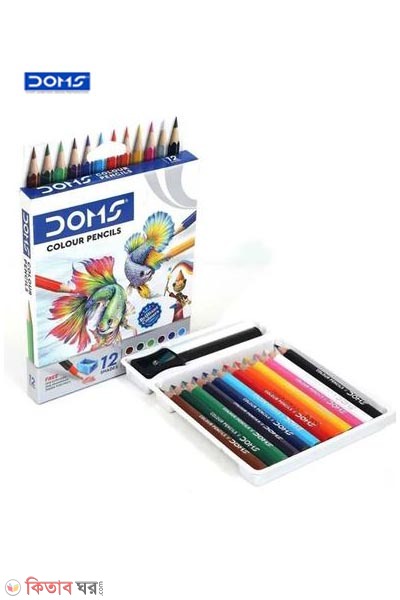 Doms Small Colour Pencils 12 Shades (Doms Small Colour Pencils 12 Shades)