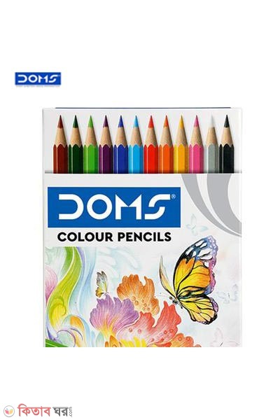 Domes Attractive And Coloured Pencil 12 shades (Domes Attractive And Coloured Pencil 12 shades)