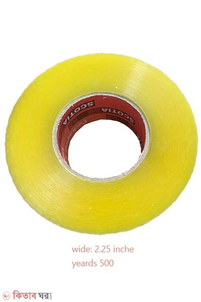 কস্টেপ/কসটেপ-৫০০গজ বড়ো সাইজ (Scotia Transparent Packaging Tape (Big))