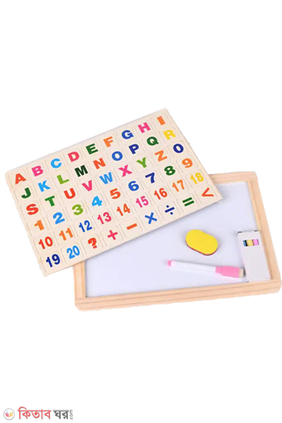 Wooden Magnetic Board Alphabet Number (Small) (Wooden Magnetic Board Alphabet Number (Small))